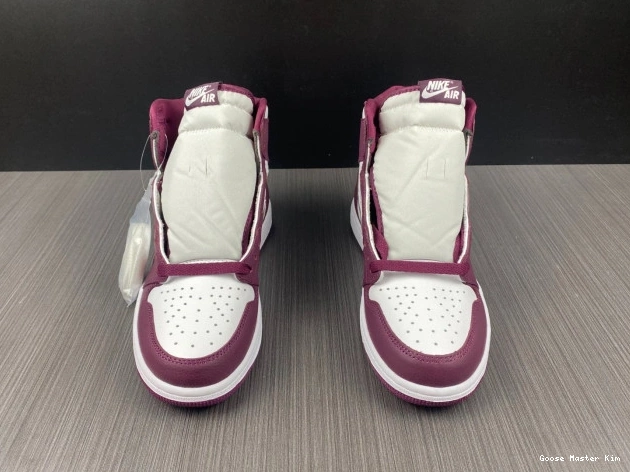 OG Jordan 1 High 555088-611 Bordeaux Air 0724